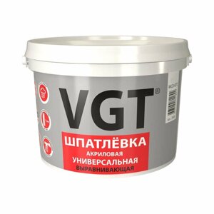 VGT шпатлевка универсальная акриловая для наружных и внутренних работ (7,5кг)
