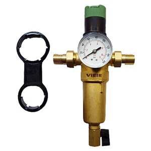 ViEiR Фильтр промывной с редуктором 1/2" для горячей воды (JH157)