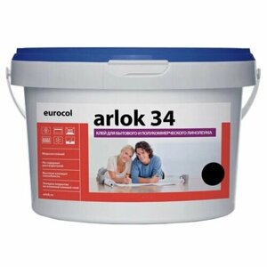 Водно-дисперсионный клей 34 Arlok (4 кг) eurocol