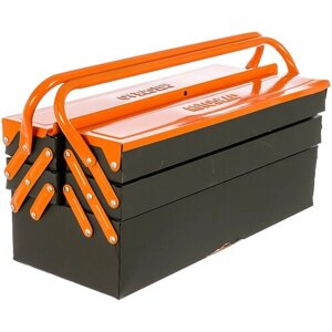 Ящик с органайзером АвтоDело 44213, 50x20x20 см, черный/оранжевый