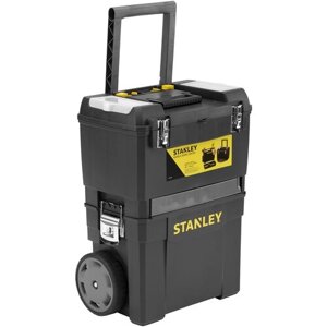 Ящик STANLEY Mobile Work Center 2 in 1 1-93-968, 47.3x30.2x62.7 см, 19.6 , черный, 2 шт.