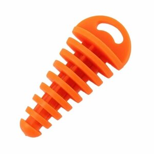 Заглушка для трубы силиконовая мал, оранжевый 00107