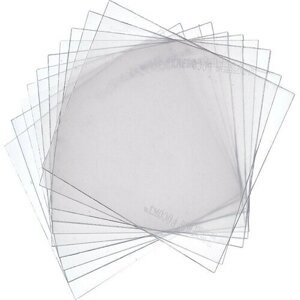 Защитное стекло (поликарбонат) к сварочной маске 90х110мм (5шт)