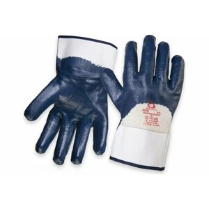 Защитные перчатки с нитриловым покрытием JetaSafety JN067-XL
