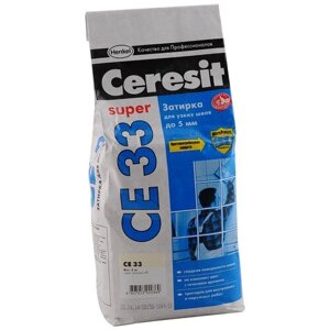Затирка Ceresit CE 33 Super, 2 кг, жасмин 40