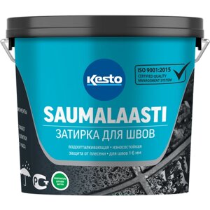Затирка для плитки Kesto Saumalaasti 50 черный 10кг