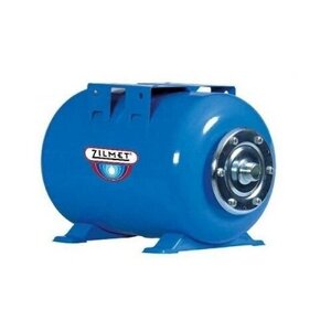 Zilmet ULTRA-PRO - 50 л гидроаккумулятор горизонтальный синий (PN10, мембрана бутил, фланец нерж. сталь)