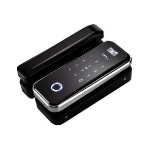 ZKTeco GL300 накладной электронный биометрический замок для стеклянных дверей со сканером отпечатков пальцев и карт MIFARE