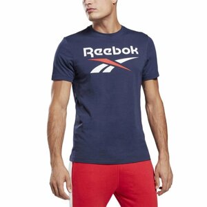 Беговая футболка Reebok, силуэт прямой, размер XL, синий