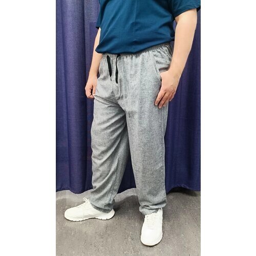 Беговые брюки ANNEX, размер 62, серый