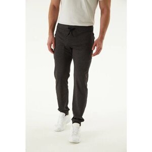 Беговые брюки KV+карманы, размер M, черный, серый