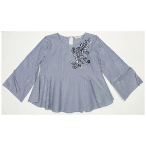 Блуза LIU JO, размер 10(140), синий