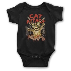 Боди детское Wild Child Кошачья Атака / Котик Для новорожденных Для малышей, размер 12-18 мес.