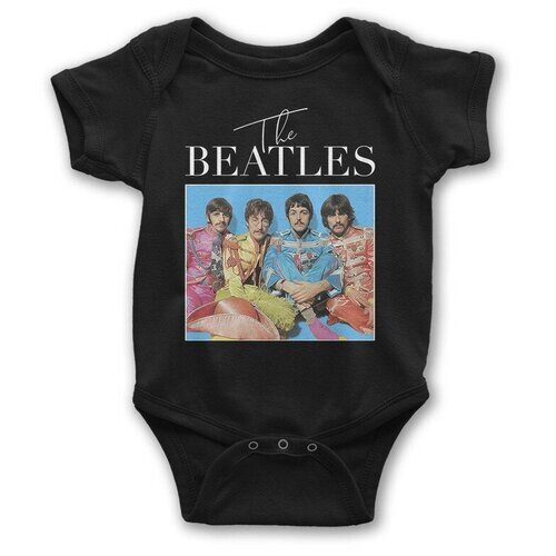 Боди детское Wild Child The Beatles / Битлз Для новорожденных Для малышей, размер 1-2 мес.