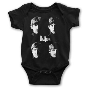 Боди детское Wild Child The Beatles / Битлз Для новорожденных Для малышей, размер 6-9 мес.