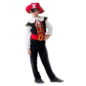 Бока С Карнавальный костюм Пират со шляпой, рост 122-134 1414