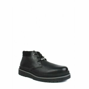 Ботинки DOCKERS, зимние, натуральная кожа, размер 42, черный