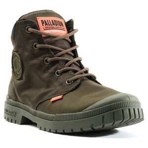Ботинки Palladium 76835-325, демисезонные, водонепроницаемые, укрепленный мысок, размер 45, зеленый