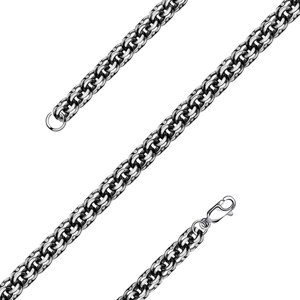 Браслет-цепочка Diamant online, серебро, 925 проба, чернение, длина 19 см.