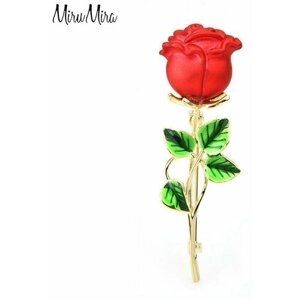 Брошь роза MiruMira