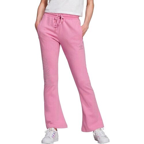 Брюки adidas, размер 38, розовый