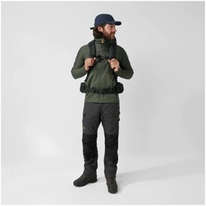 Брюки Fjallraven, карманы, размер 52, черный