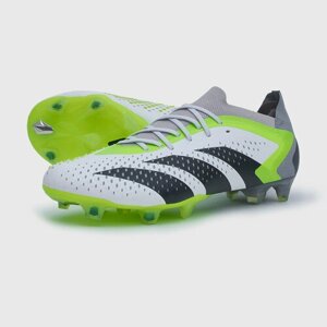 Бутсы adidas Adidas Predator Accuracy. 1 L FG GZ0032, размер 9 UK, серый, белый