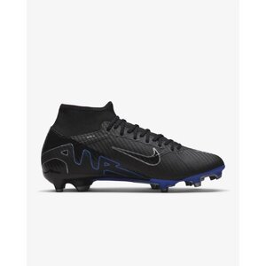 Бутсы NIKE Mercurial Superfly 9 Academy, размер 11.5 US, черный, синий