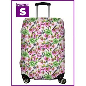 Чехол для чемодана "Crazy pink" размер S