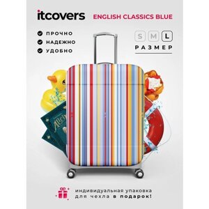 Чехол для чемодана itcovers, 150 л, размер L, голубой, красный