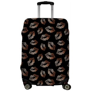 Чехол для чемодана LeJoy, текстиль, полиэстер, размер L, бежевый, коричневый
