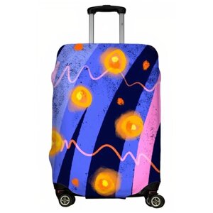 Чехол для чемодана LeJoy, текстиль, полиэстер, размер S, мультиколор