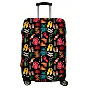 Чехол для чемодана LeJoy, текстиль, размер S, мультиколор