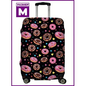 Чехол для чемодана "Пончики" размер M