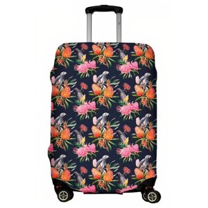 Чехол для чемодана "Птицы и цветы" размер M