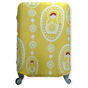 Чехол для чемодана , размер XL, желтый