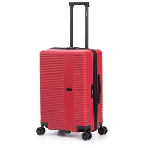 Чемодан средний TORBER Elton, красный, ABS-пластик, 41х28х68 см, 64 л T2056M-Red