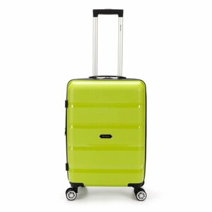 Чемодан Torber T1902M-Green, 55 л, размер M, зеленый