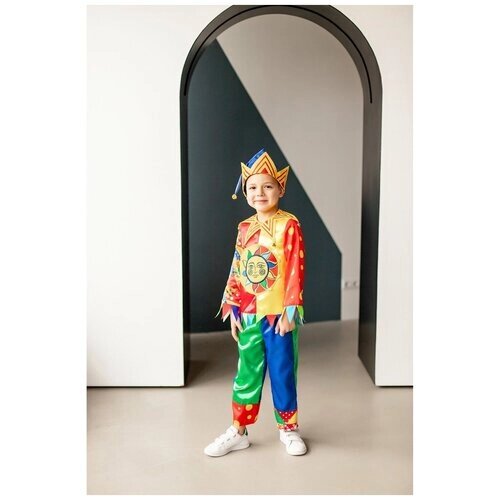 Детский карнавальный костюм Петрушка (16455) 110 см