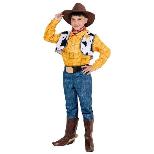 Детский костюм "Ковбой Вуди"14363) 110 см
