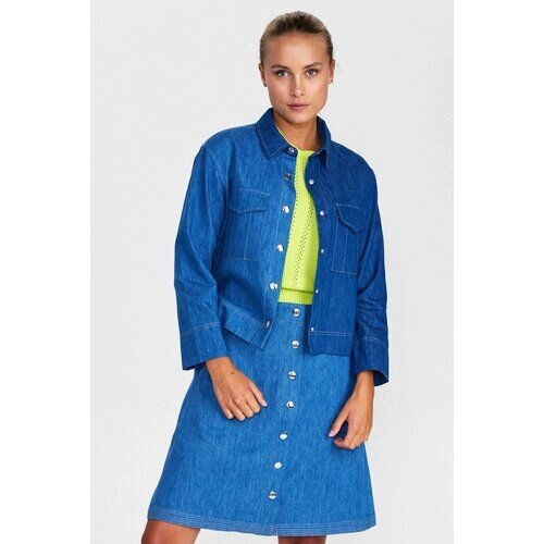 Джинсовая куртка NUMPH, размер 40, синий