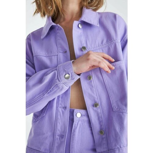 Джинсовая куртка Velocity, размер M, фиолетовый