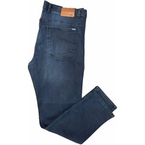 Джинсы Surco Jeans, прямой силуэт, средняя посадка, размер 58, синий