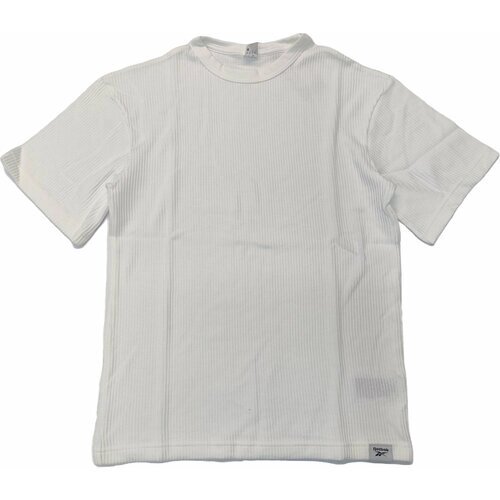 Футболка Reebok Reebok Wardrobe Essentials Texture Tee, размер XL, белый