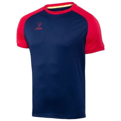 Футбольная футболка Jogel, силуэт прямой, влагоотводящий материал, размер XL, синий