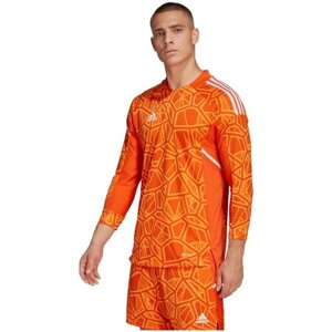 Футбольный лонгслив adidas, размер m, оранжевый