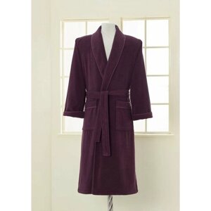 Халат Soft Cotton, банный халат, размер M, фиолетовый