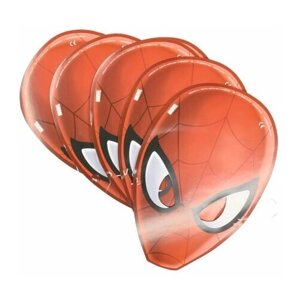 Карнавальная маска Riota Человек-паук, 23х20 см, 6 шт