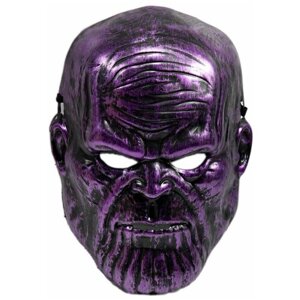 Карнавальная маска Таноса суперзлодея из Marvel взрослая