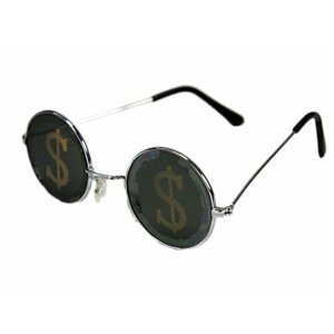 Карнавальные голографические очки "Доллары"